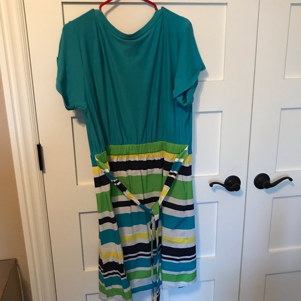 C Wonder Boat Mixed Media Dress